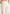 Pleated Mid Rise Straight Leg Jeans - Cream