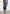 Asymmetric Drape Midaxi Skirt - Blue
