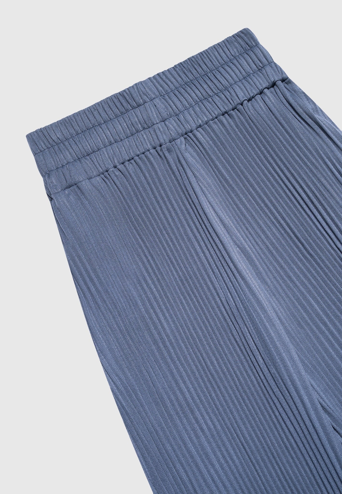 L⁠ila - Pleated Trousers - Steel Blue