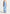 Printed Denim Effect Maxi Dress - Blue