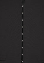 Rhinestone Corset Blazer Dress - Black