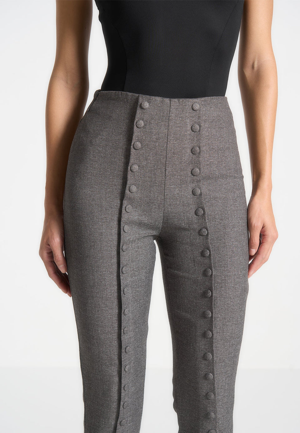 therese-tailored-button-detail-trousers-dark-grey