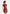 leather-gathered-dress-wine-red
