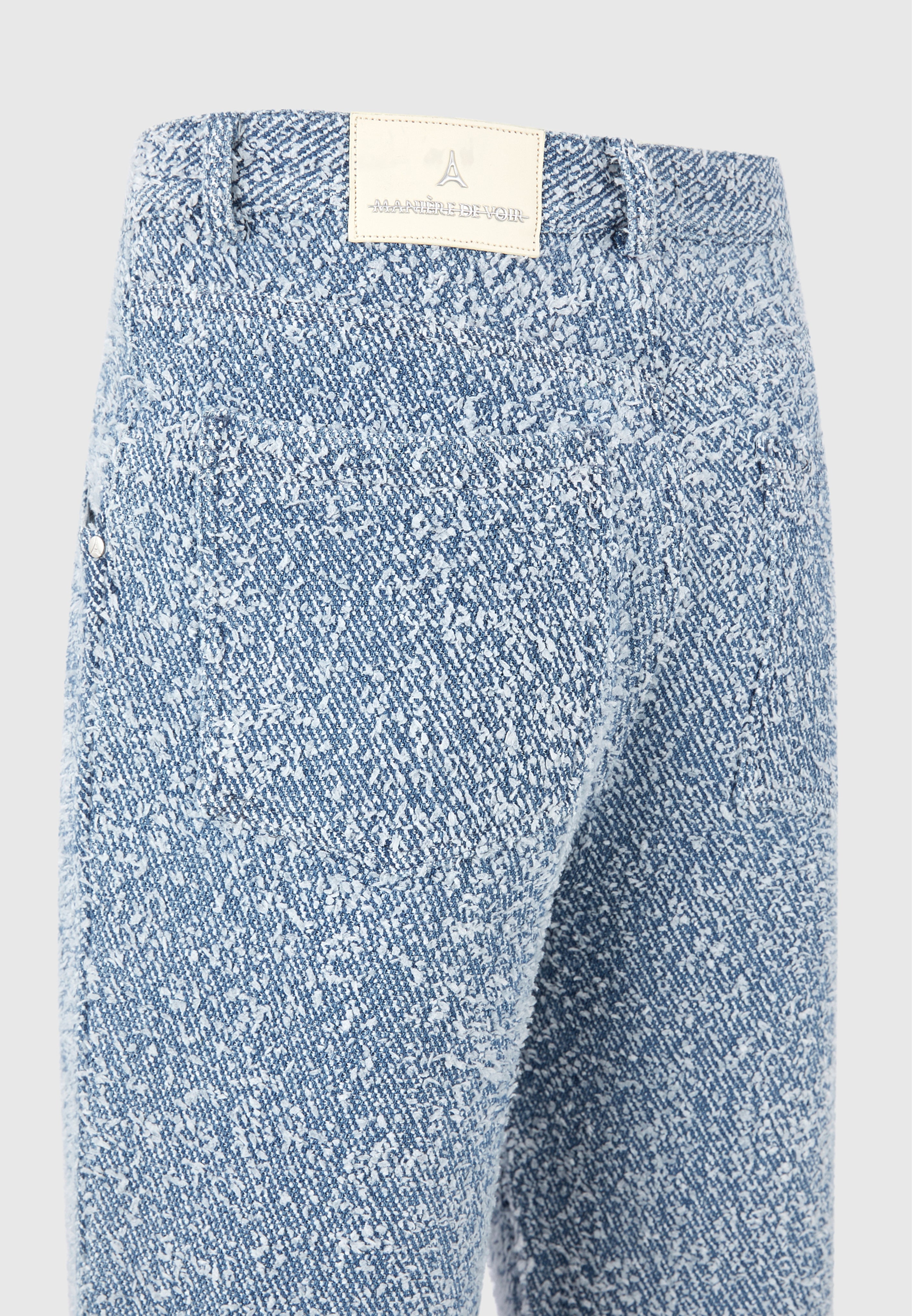 Arnault - Boucle Pleated Jeans - Blue