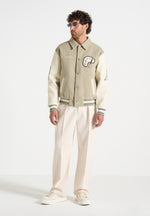 Le Galerie - Varsity Jacket - Sage
