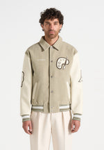 Le Galerie - Varsity Jacket - Sage