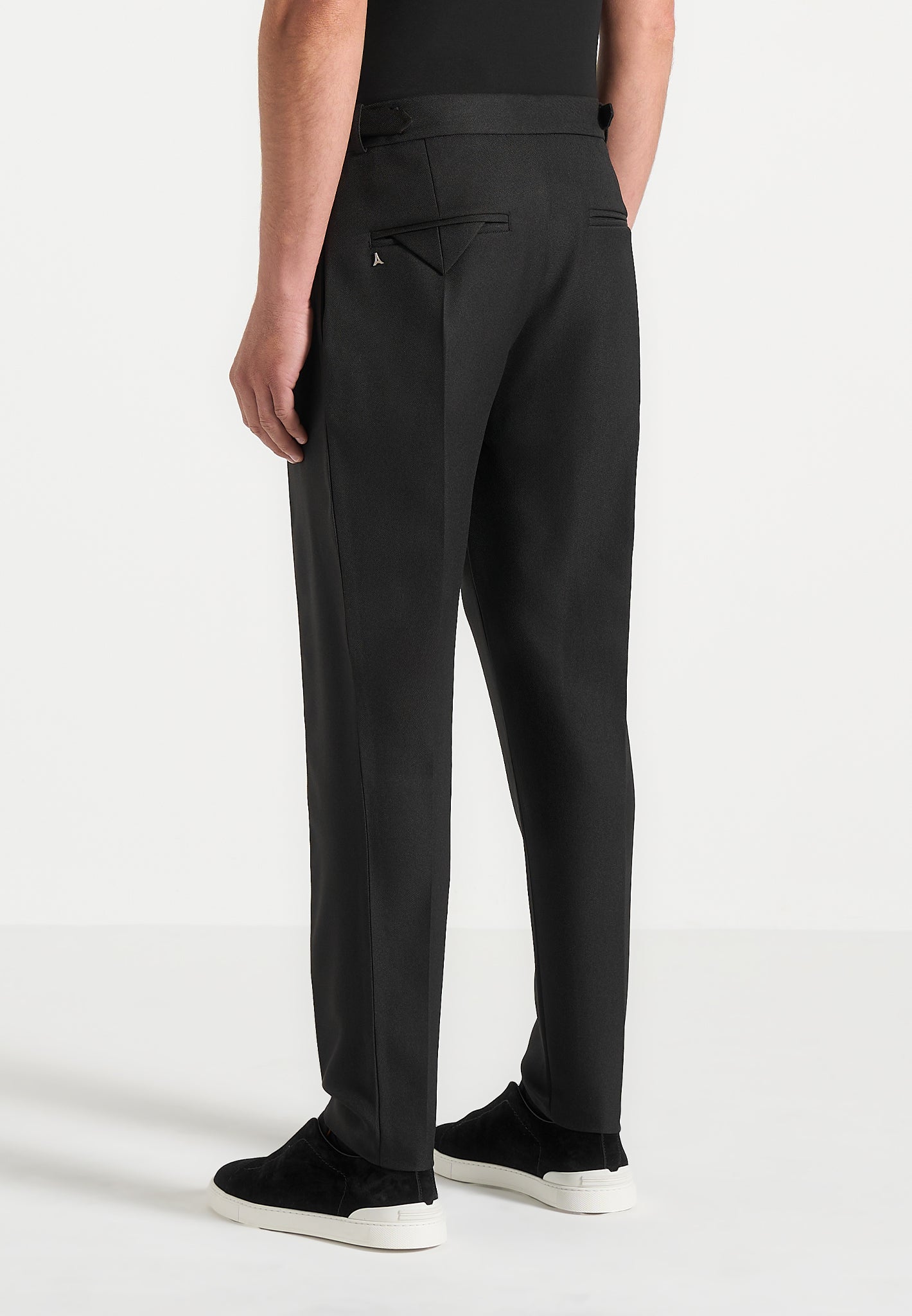 H⁠ubert - Slim Fit Tailored Trousers - Black