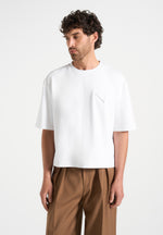 Boxy Cropped T-Shirt - White