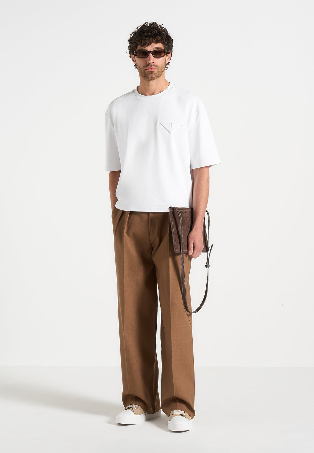 Boxy Cropped T-Shirt - White