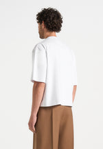 Boxy Cropped T-Shirt - White