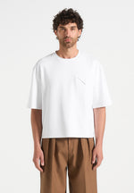 Boxy Cropped T-Shirt - White