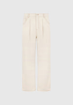 Arnault - Pleated Denim Jeans - Cream
