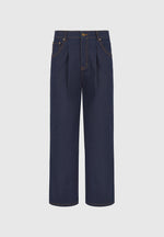 Arnault - Pleated Denim Jeans - Indigo
