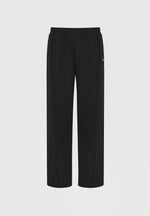 Gael - Contrast Whipstitch Relaxed Track Pants - Black