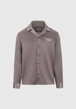 Constant - Satin Overshirt - Taupe