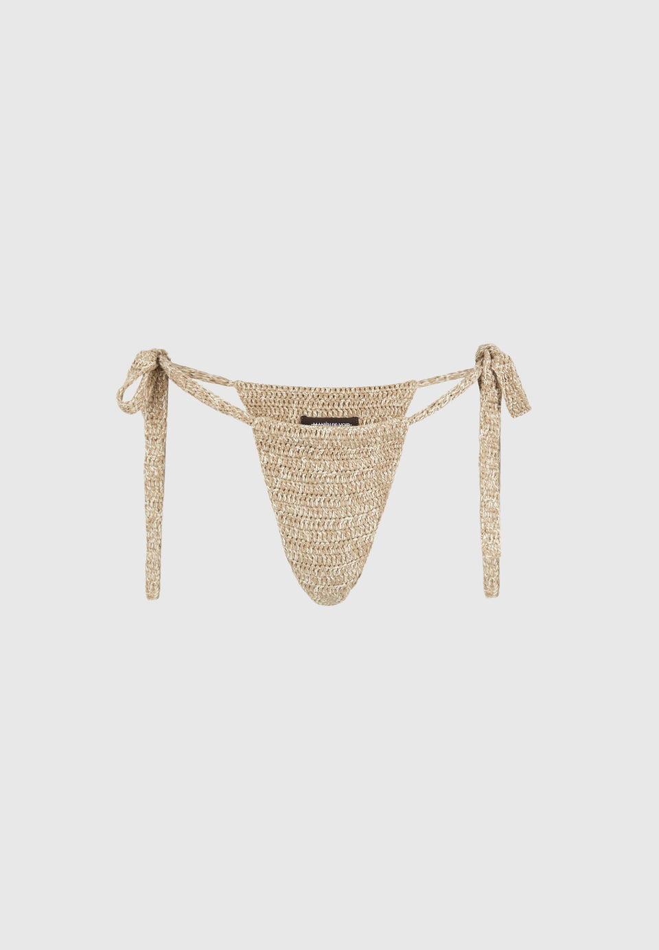 Valentine - Crochet Bikini Bottoms - Natural