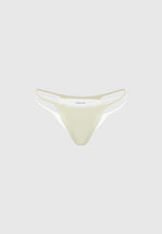 Nelly - Double Layer Bikini Bottoms - Sage/White
