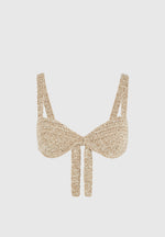 Tatiana - Crochet Bikini Top - Natural