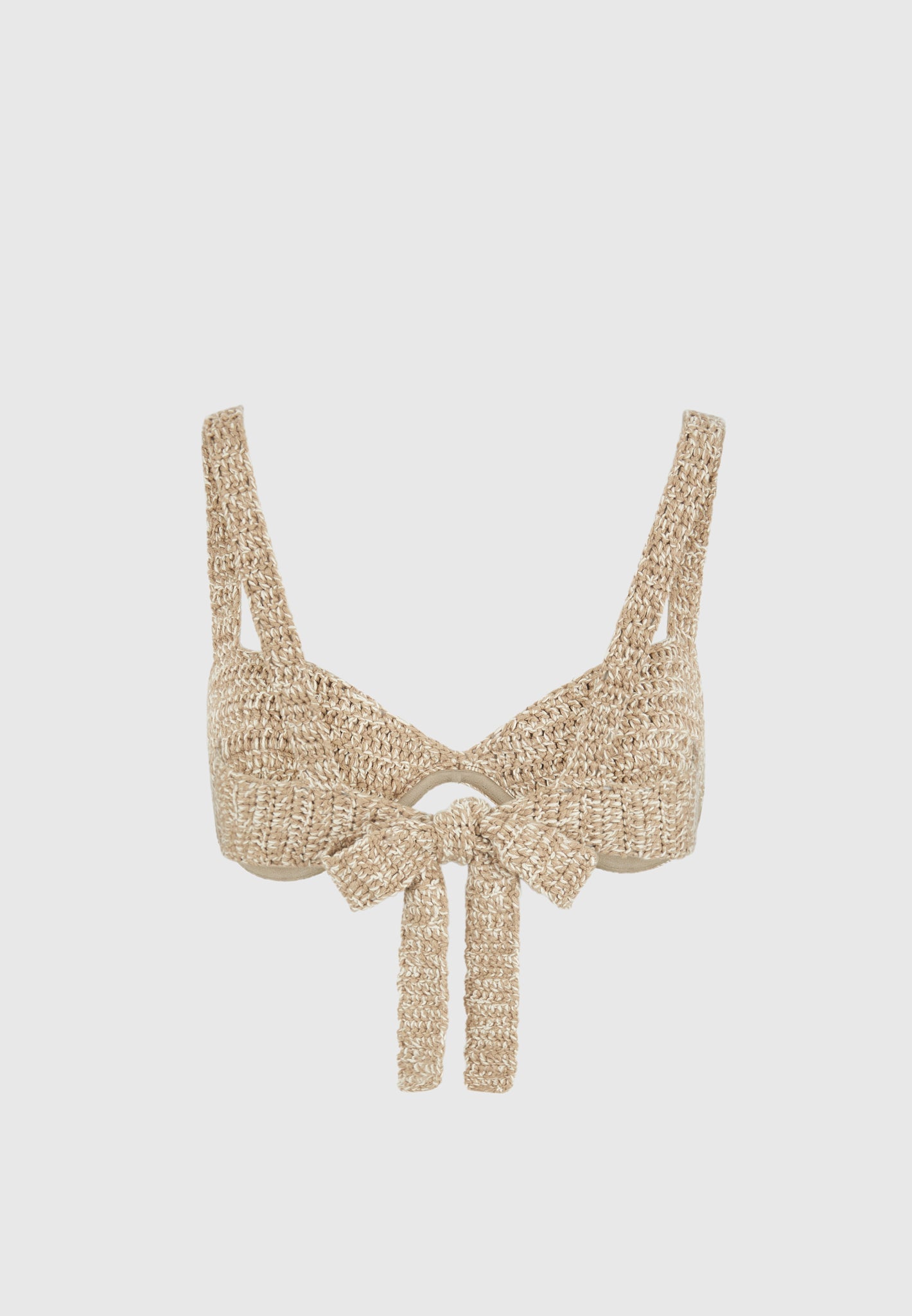 Tatiana - Crochet Bikini Top - Natural