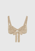 Tatiana - Crochet Bikini Top - Natural