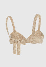 Tatiana - Crochet Bikini Top - Natural