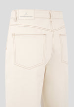Arnault - Pleated Denim Jeans - Cream