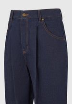 Arnault - Pleated Denim Jeans - Indigo