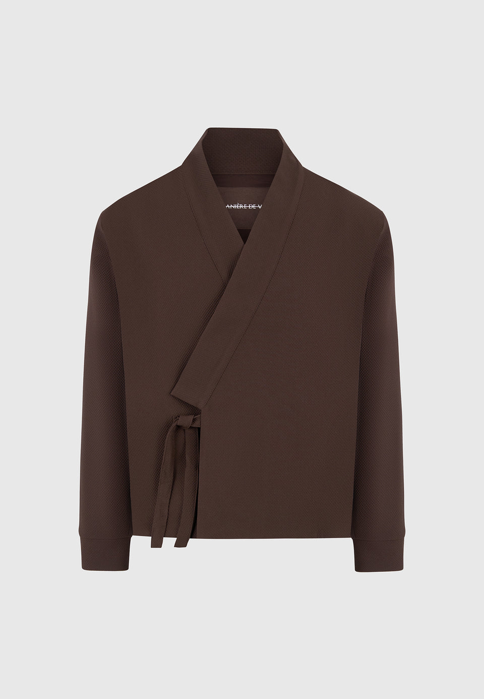 textured-kimono-wrap-jacket-brown