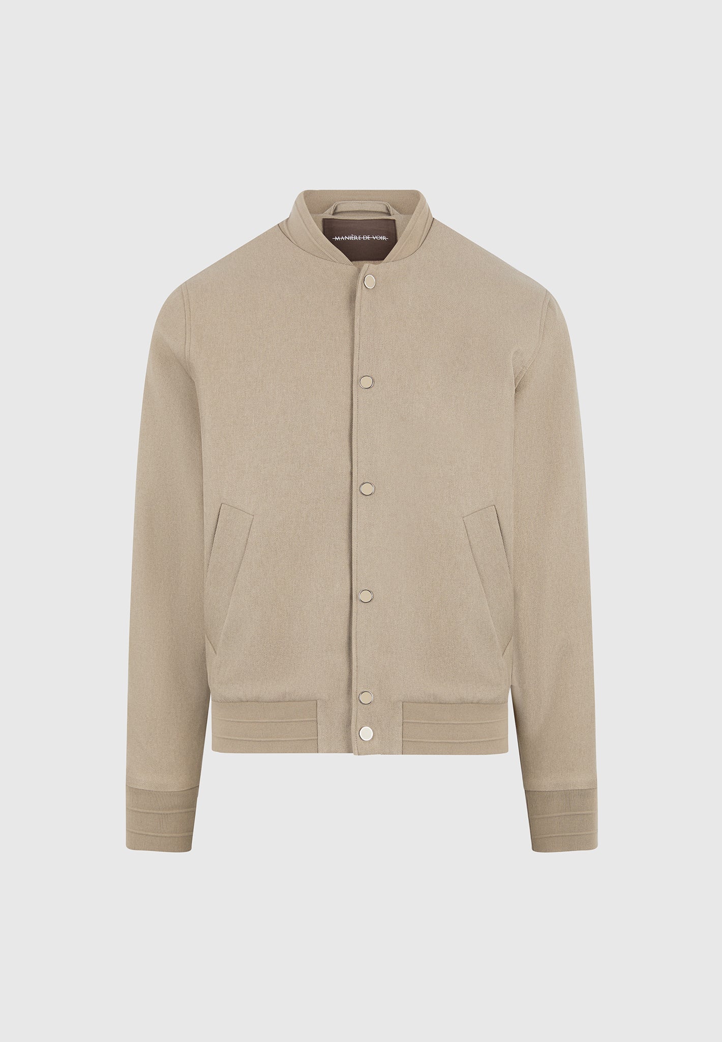 Savin - Tailored Bomber Jacket - Beige
