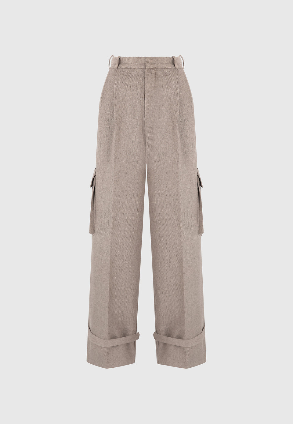 danielle-textured-tailored-pleated-cargo-trousers-taupe