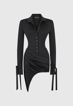 draped-asymmetric-mini-dress-black