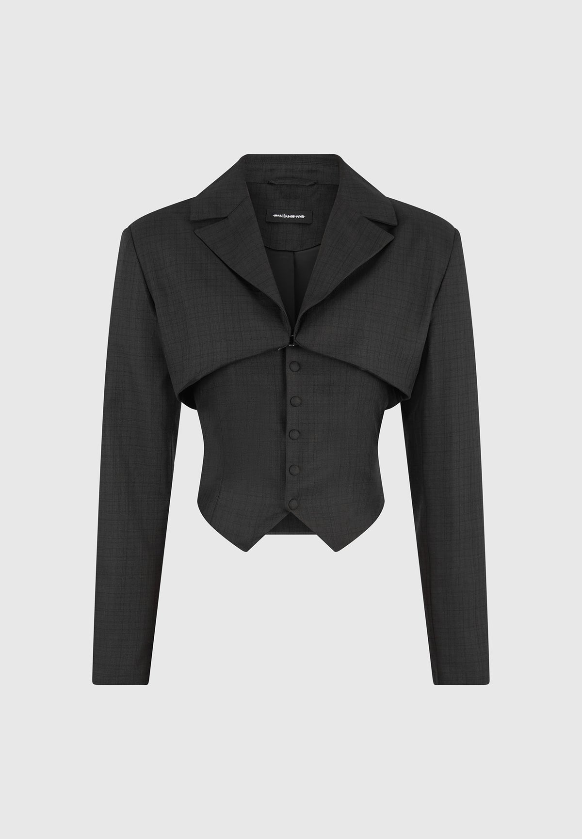 lise-cropped-tailored-blazer-and-button-detail-bandeau-black