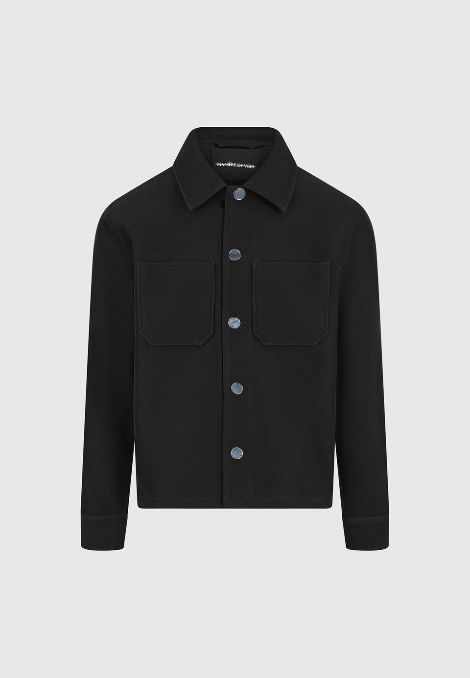 benoit-twill-pocket-cropped-shirt-black
