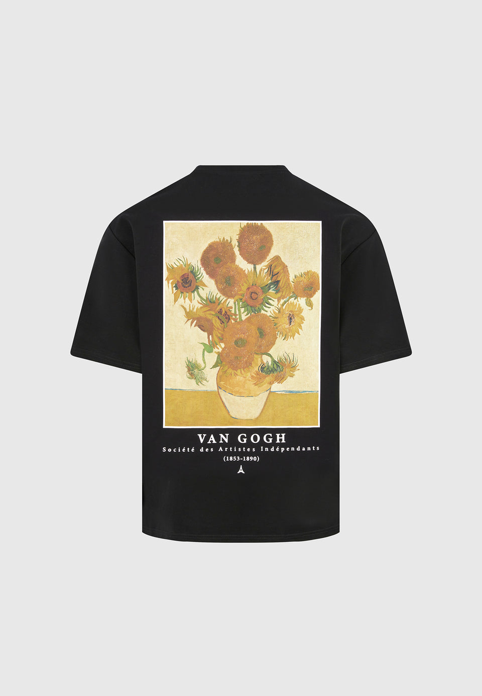 sunflowers-van-gogh-cotton-t-shirt-black
