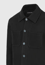 twill-pocket-cropped-shirt-black