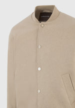 Savin - Tailored Bomber Jacket - Beige