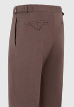 regular-fit-twill-pleated-tailored-trousers-brown