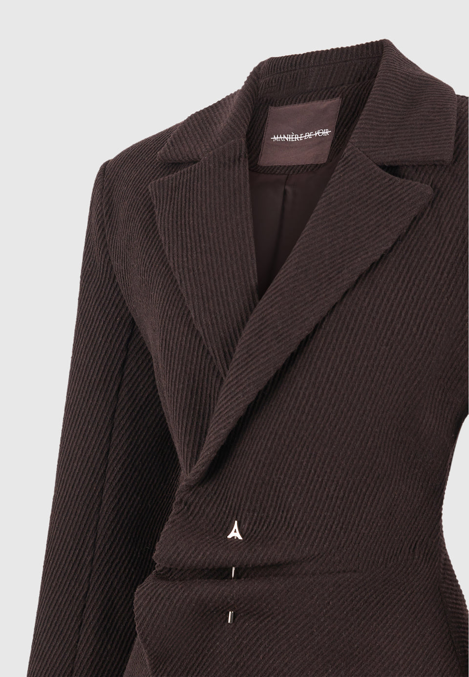 oversized-wool-asymmetric-blazer-dress-brown
