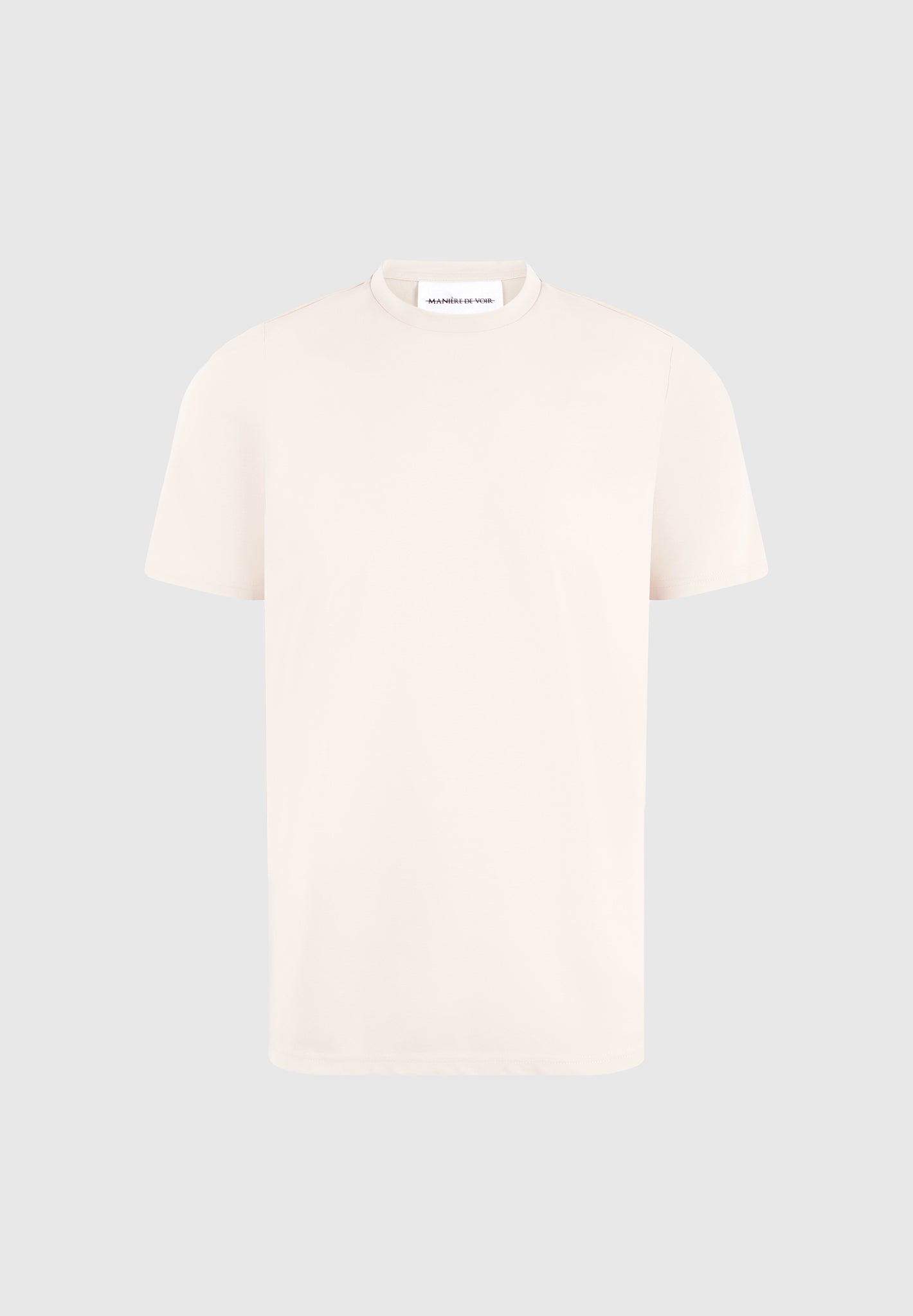 Armand - Fitted Luxe T-Shirt - Cream