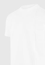 Bruno - Regular Fit Cotton T-Shirt with Pintuck - White