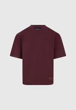 TS007 - Relaxed Fit Cotton T-Shirt - Wine Red
