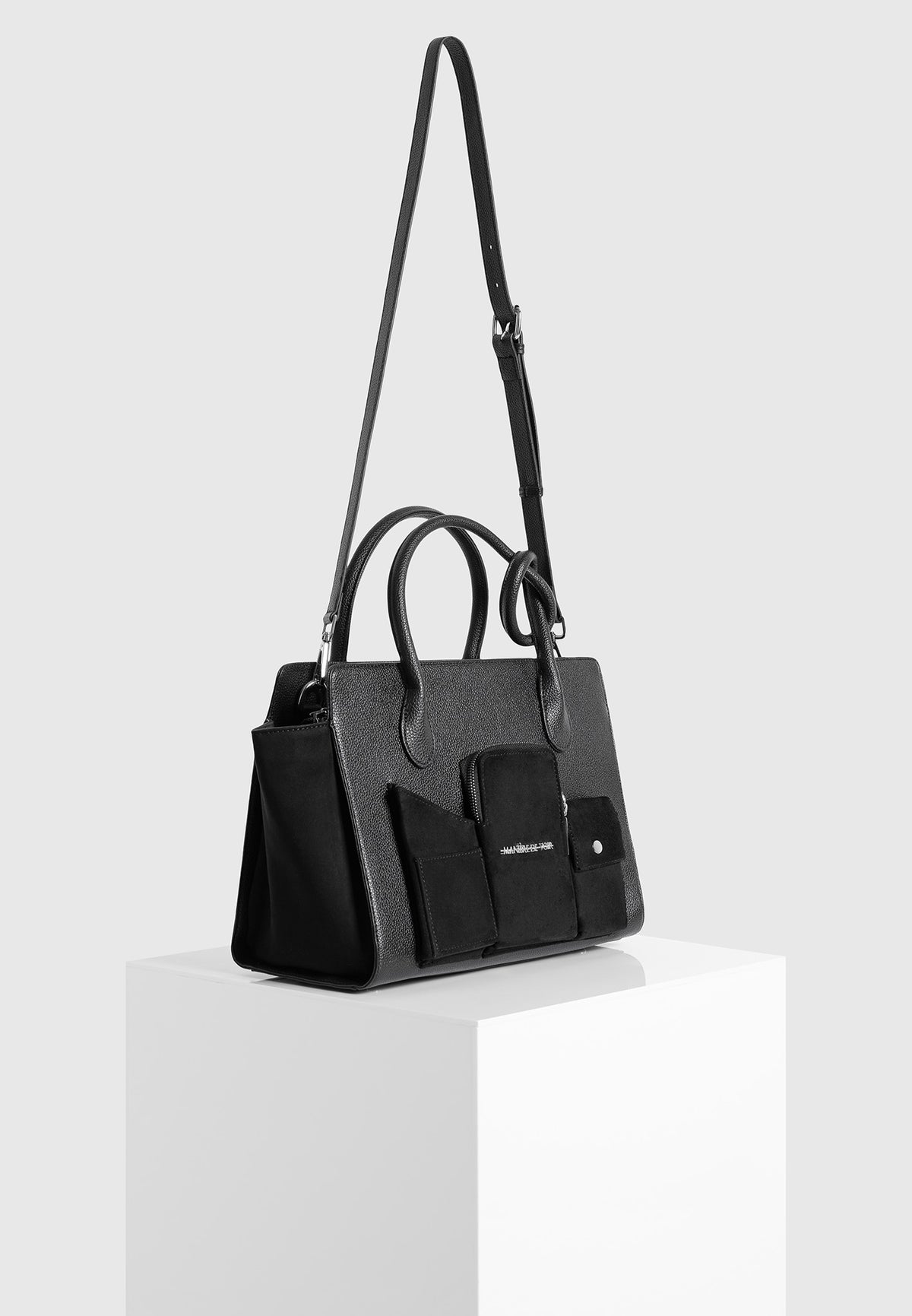 Multi Pocket City Bag - Black