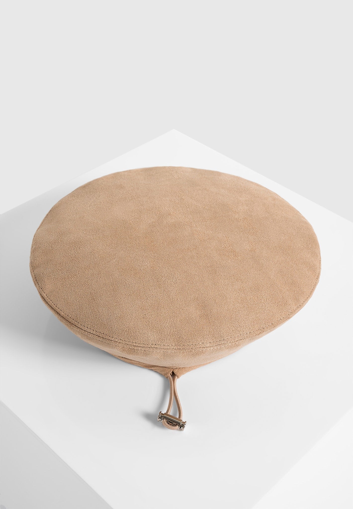 Anya - Suede Beret - Beige