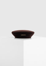 Anya - Velvet Beret - Brown