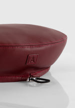 leather-beret-wine-red