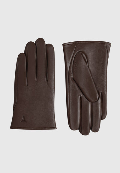 leather-short-gloves-brown