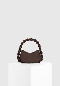 Somme - Suede Handbag - Brown