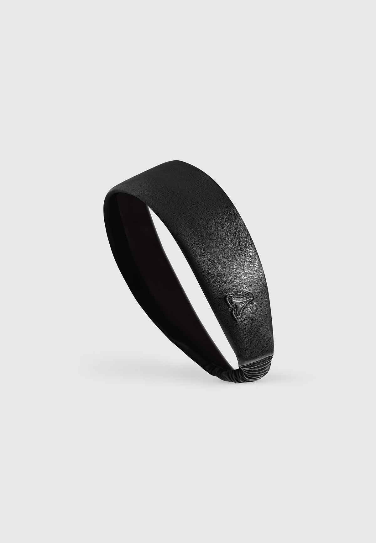 Lilou - Leather Eiffel Headband - Black