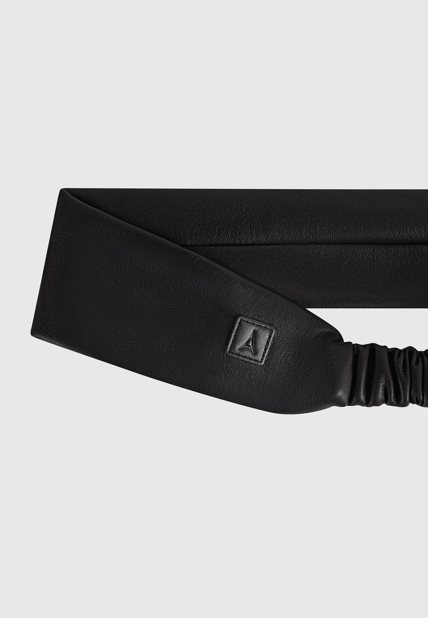 Lilou - Leather Eiffel Headband - Black