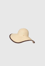 Sandrine - Raffia Oversized Sun Hat - Natural